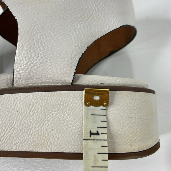 Naturalizer Brooke Platform Sandal Cream White Vegan Leather size 6.5 - Picture 11 of 11